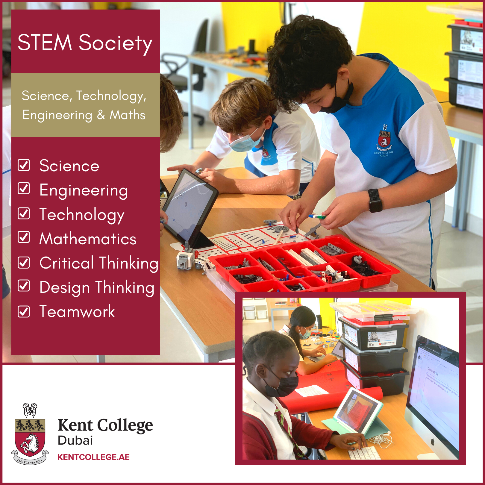 Best british school offers STEM society science technology engineering maths