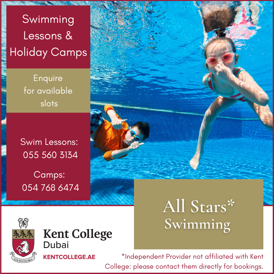 Swimming lessons for kids in Dubai